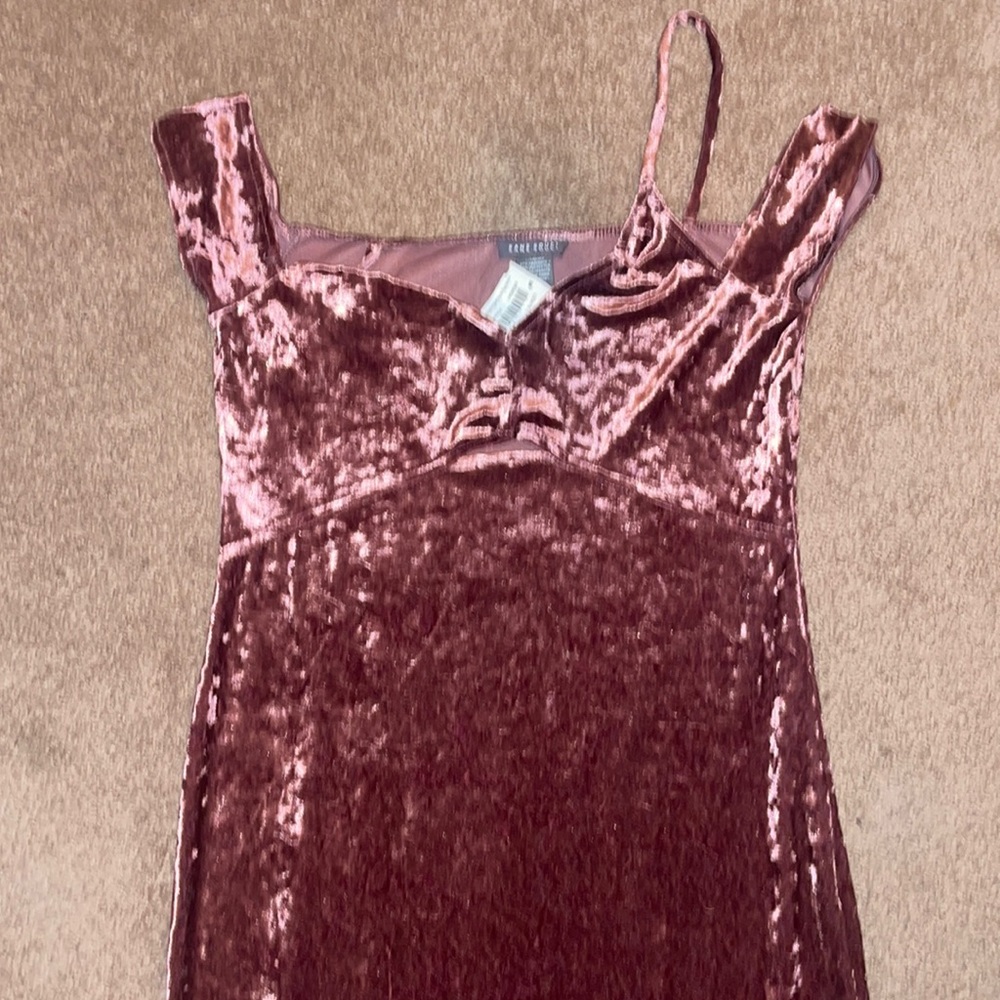 Mauve Velvet Dress